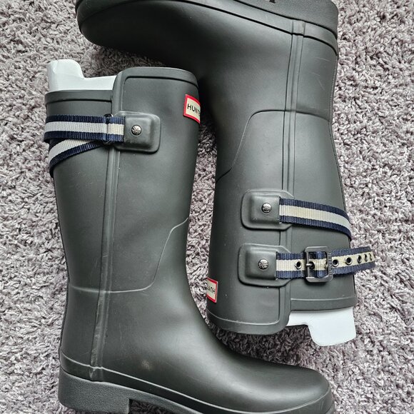 Hunter Refined Webbing boots size 6 in Slate - Picture 5 of 14